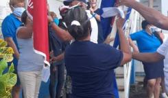 Recorrido de la bandera Vanguardia Nacional y Proeza Laboral